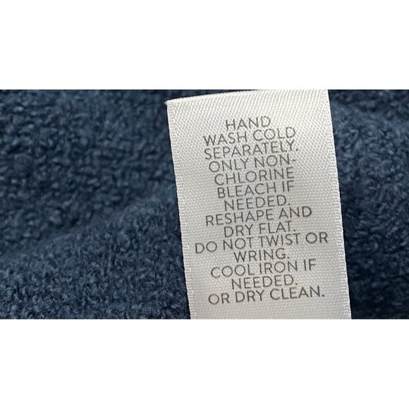 J Jill Women Pullover Cowl Neck Sweater Long Sleeve Sz M Blue Casual 66-11 - Picture 12 of 12